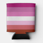 Lesbische Pride-vlag (Oorsprong) Blikjeskoeler (Voorkant)