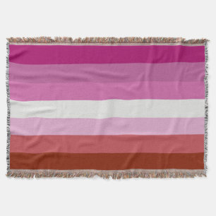 Lesbische Pride-vlag (Oorsprong) Deken