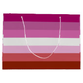 Lesbische Pride-vlag (Oorsprong) Groot Cadeauzakje (Achterkant)