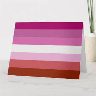 Lesbische Pride-vlag (Oorsprong) Kaart