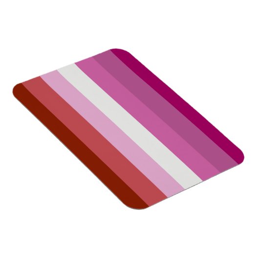 Lesbische Pride-vlag (Oorsprong) Magneet (Rechterzijde)