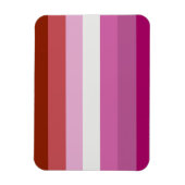 Lesbische Pride-vlag (Oorsprong) Magneet (Verticaal)
