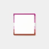 Lesbische Pride-vlag (Oorsprong) Post-it® Notes (Voorkant)