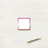 Lesbische Pride-vlag (Oorsprong) Post-it® Notes (Op bureau)