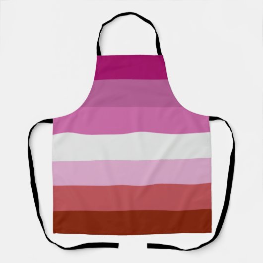 Lesbische Pride-vlag (Oorsprong) Schort (Voorkant)