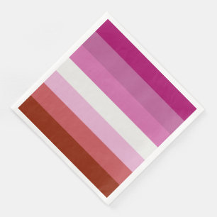 Lesbische Pride-vlag (Oorsprong) Servet