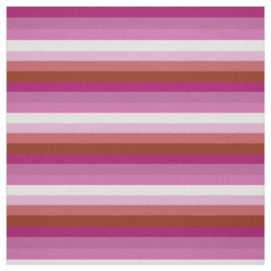 Lesbische Pride-vlag (Oorsprong) Stof (Swatch)