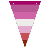 Lesbische Pride-vlag (Oorsprong) Vlaggetjes (Tweede vlag)