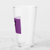 Lesbische Pride-vlag Paarse Bijl Glas (Links)