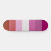 Lesbische Pride-vlag Persoonlijk Skateboard (Horizontaal)