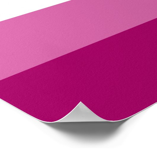 Lesbische Pride vlag Poster (Hoek)