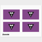 Lesbische Pride-vlag Rechthoekige Sticker (Vel)