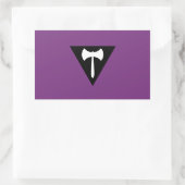 Lesbische Pride-vlag Rechthoekige Sticker (Tas)