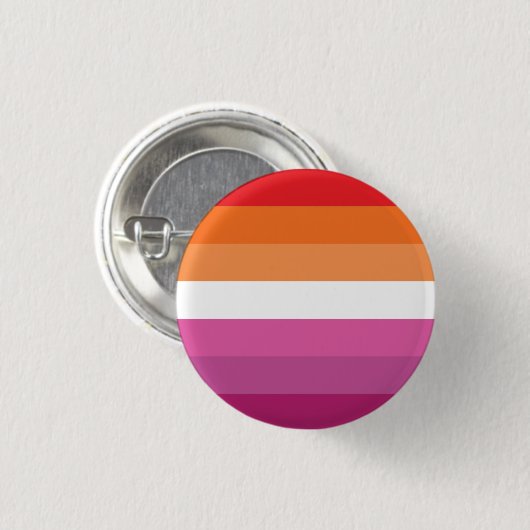 Lesbische Pride-vlag Ronde Button 3,2 Cm (Voorkant /achterkant)