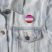 Lesbische Pride-vlag Ronde Button 3,2 Cm (In situ)