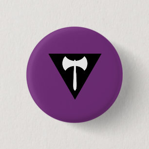 Lesbische Pride-vlag Ronde Button 3,2 Cm
