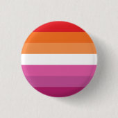 Lesbische Pride-vlag Ronde Button 3,2 Cm (Voorkant)