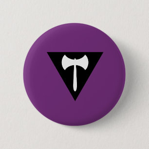 Lesbische Pride-vlag Ronde Button 5,7 Cm
