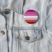 Lesbische Pride-vlag Ronde Button 5,7 Cm (In situ)