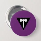 Lesbische Pride-vlag Ronde Button 7,6 Cm (Voorkant /achterkant)