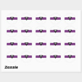 Lesbische Pride-vlag Ronde Sticker (Vel)