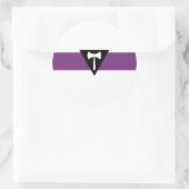 Lesbische Pride-vlag Ronde Sticker (Tas)