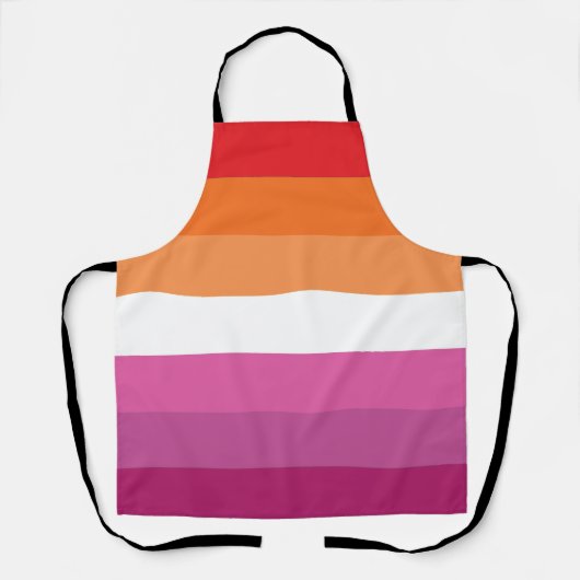 Lesbische Pride-vlag Schort (Voorkant)