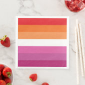 Lesbische Pride-vlag Servet (Insitu)