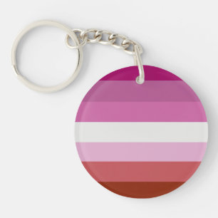 Lesbische Pride-vlag Sleutelhanger