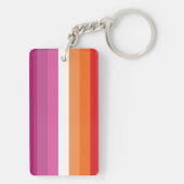 Lesbische Pride-vlag Sleutelhanger (achterkant)
