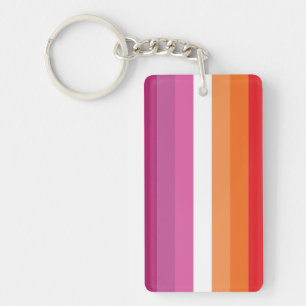 Lesbische Pride-vlag Sleutelhanger