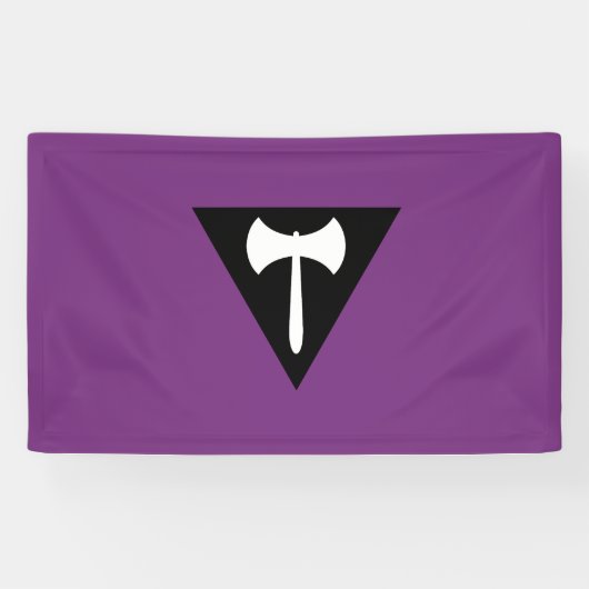 Lesbische Pride-vlag Spandoek (Horizontaal)