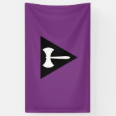 Lesbische Pride-vlag Spandoek (Verticaal)