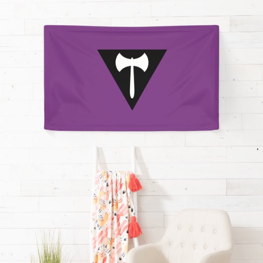 Lesbische Pride-vlag Spandoek (Insitu)