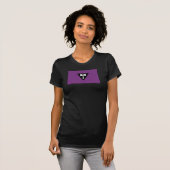 Lesbische Pride-vlag T-shirt (Voorkant volledig)