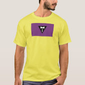 Lesbische Pride-vlag T-shirt (Voorkant)