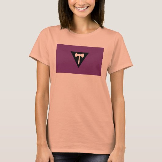 Lesbische Pride-vlag T-shirt (Voorkant)