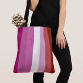 Lesbische Pride-vlag Tote Bag (Dichtbij)