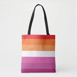 Lesbische Pride-vlag Tote Bag