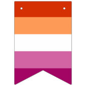 Lesbische Pride vlag Vlaggetjes (Eerste vlag)