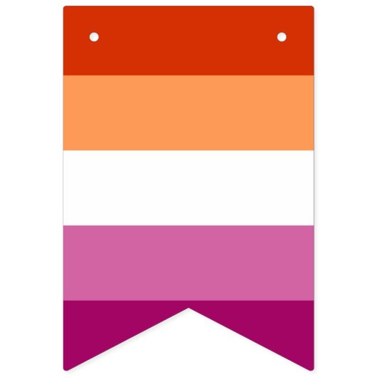 Lesbische Pride vlag Vlaggetjes (Eerste vlag)