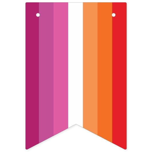 Lesbische Pride-vlag Vlaggetjes (Tweede vlag)