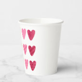 Lesbische pride-vlagpapierbekertjes papieren bekers (Links)