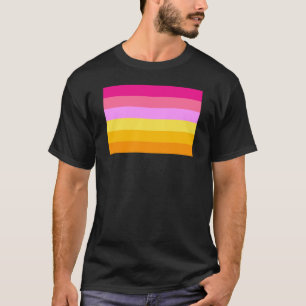 Lesbische Pridevlag (dageraad) T-shirt