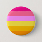 Lesbische Pridevlag (Dawn) Ronde Button 5,7 Cm (Voorkant)