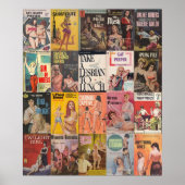  lesbische pulp-spionagecollage poster (Voorkant)