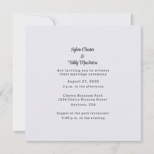 Lesbische Regenboog Bruiloft Kaart (Achterkant)