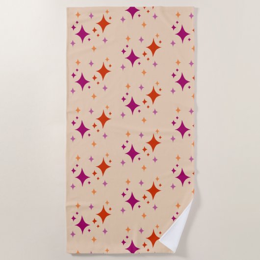 Lesbische ster strandlaken (Voorkant)