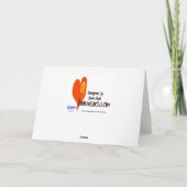 Lesbische Stick Paar Kerst Kaart met Boom (Achterkant)