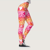 Lesbische Sunset Pride Squiggle Leggings (Rechts)